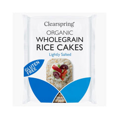 كعك الأرز العضوي مملح قليلاً خالي من الجلوتين 130 جم من كليرسبرنج | صيدلية.كوم.