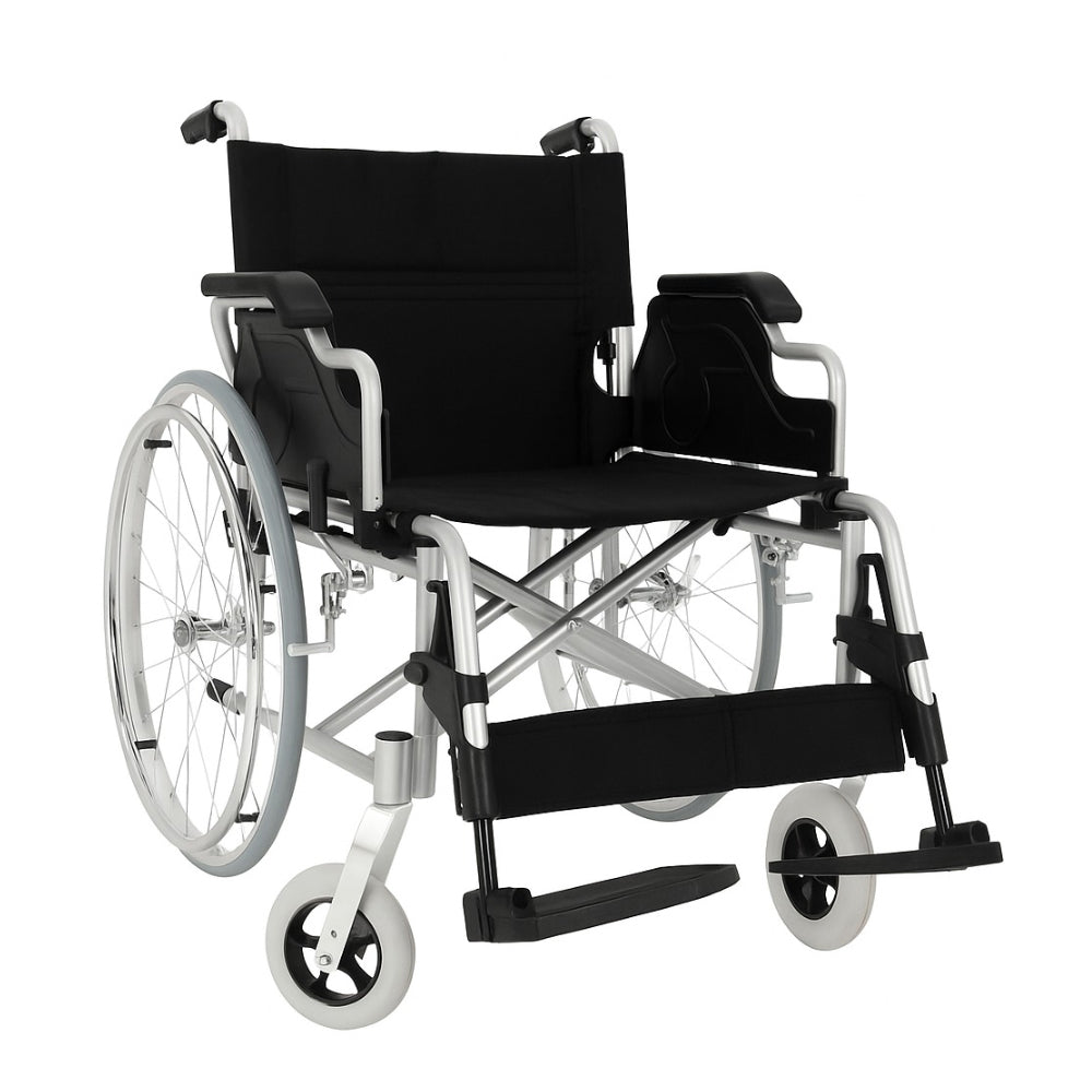 كرسي متحرك الومنيوم 51 سم مبطن | صيدلية.كوم.