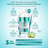 Eveline FaceMed Plus Makeup Remover with Hyaluronic Acid for Oily and Combination Skin 400 ml