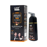 Laser White Hair Dye Shampoo With Argan Oil Black Brown 420 Ml