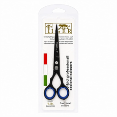 Tiger Laser Hair Scissors TR662 Professional Steel Line Black 6 mm