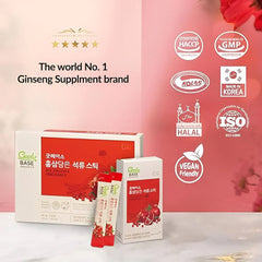 Jung Kwan Jang Pomegranate Drink with Korean Red Ginseng 10 ml × 30 Sachets