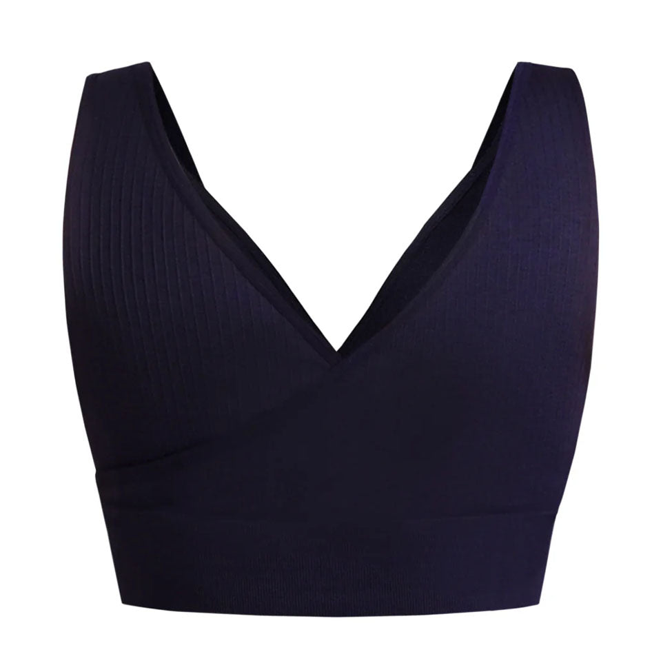 حمالة صدر من القطن العضوي الحاصل على براءة اختراع باللون الأسود من سانكوم | صيدلية.كوم.