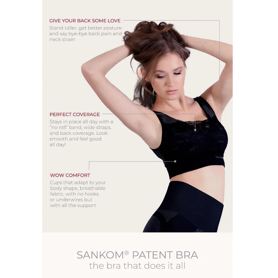 حمالة صدر كلاسيكية حاصلة على براءة اختراع مع دانتيل من سانكوم | صيدلية.كوم.