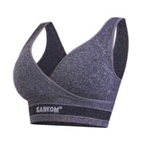 حمالة صدر رياضية حاصلة على براءة اختراع باللون الرمادي من سانكوم | صيدلية.كوم.