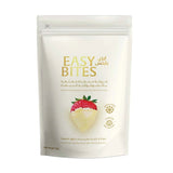 فراولة مجففة بالتجميد مغطاة بالشيكولاتة البيضاء 70 جم من إيزي بايتس |  صيدلية.كوم.