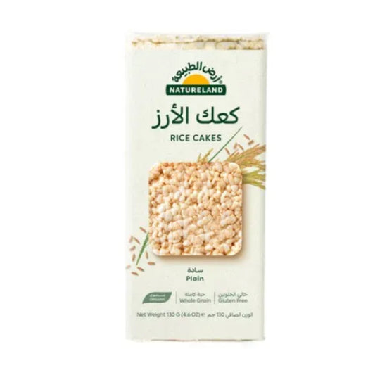 Natureland rice cakes plain 130g