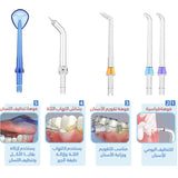 خيط الاسنان المائي لتنظيف الأسنان مع 6 رؤوس من جيڤما | صيدلية.كوم.