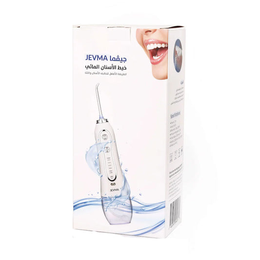 خيط الاسنان المائي لتنظيف الأسنان مع 6 رؤوس من جيڤما | صيدلية.كوم.