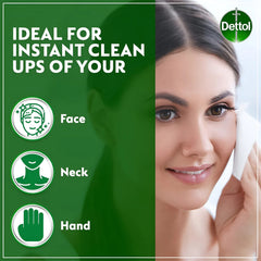 Dettol Wet Wipes Original 10 Tissues × 5 Packs