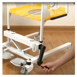 Elderly Bathroom Chair That Opens From The Back With A Regular Lever