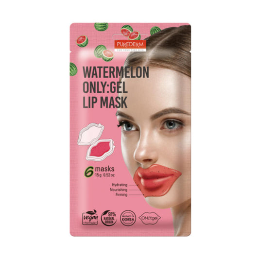 فلر الشفايف الطبيعي بالبطيخ 6 حبات من بيورديرم