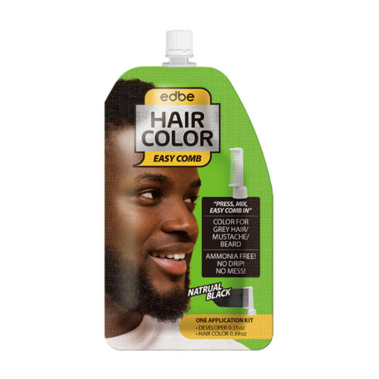 Edbe Hair Color Easy Comb Natural Black