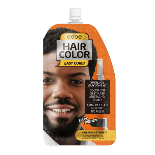 Edbe Hair Color Easy Comb Dark Brown