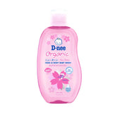 D-Nee Organic Baby Shampoo and Wash for Newborns with Natural Sakura Flower