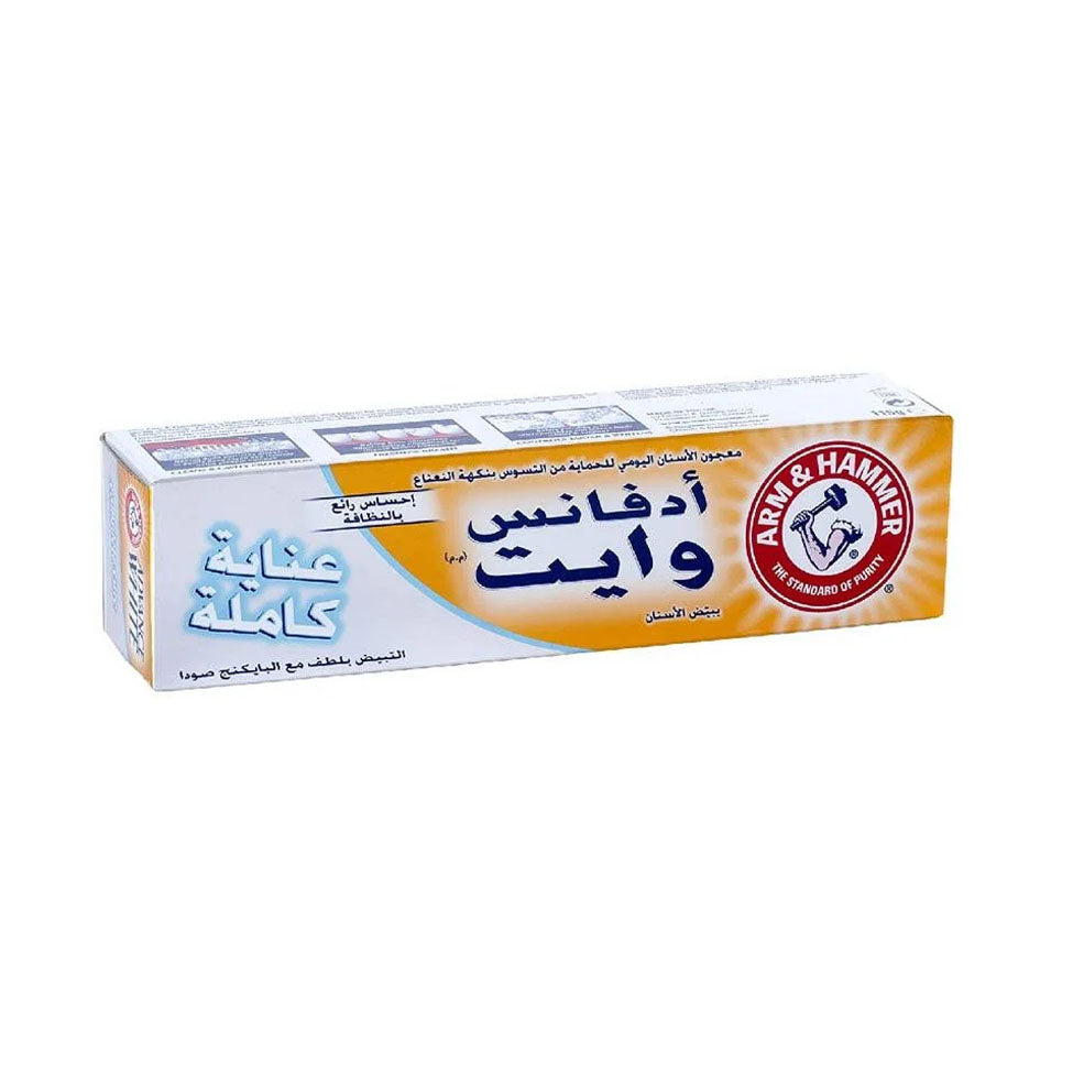 ارم اند هامر معجون اسنان ادفانس وايت
