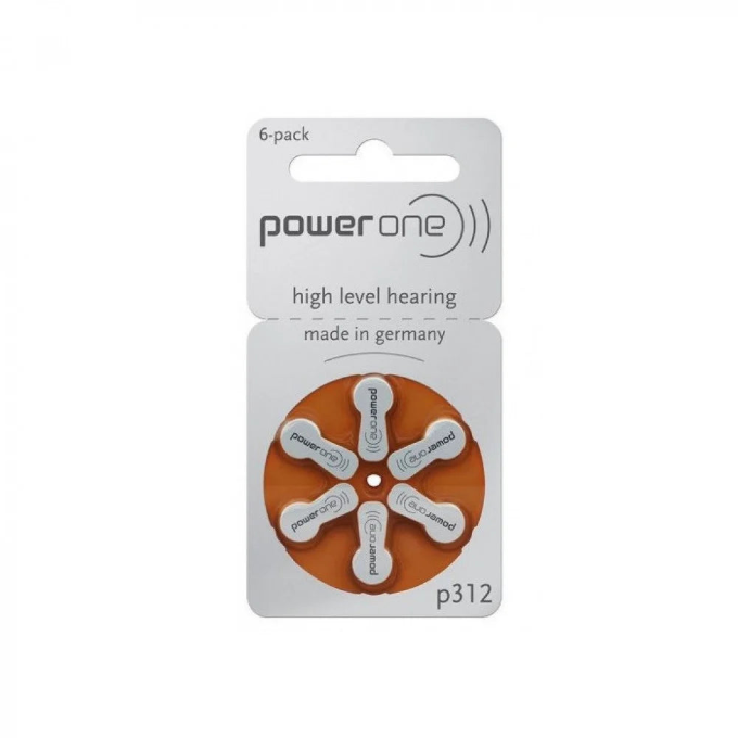 بطارية متوافقة مع اجهزة تقوية السمع اقل من 0.5 امبير من باور وان P312 | صيدلية.كوم.
