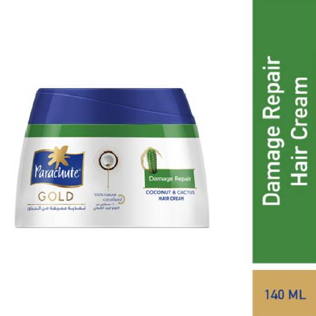 Parachute Hair Cream Gold Damage Repair 1+1 30% 140 ml