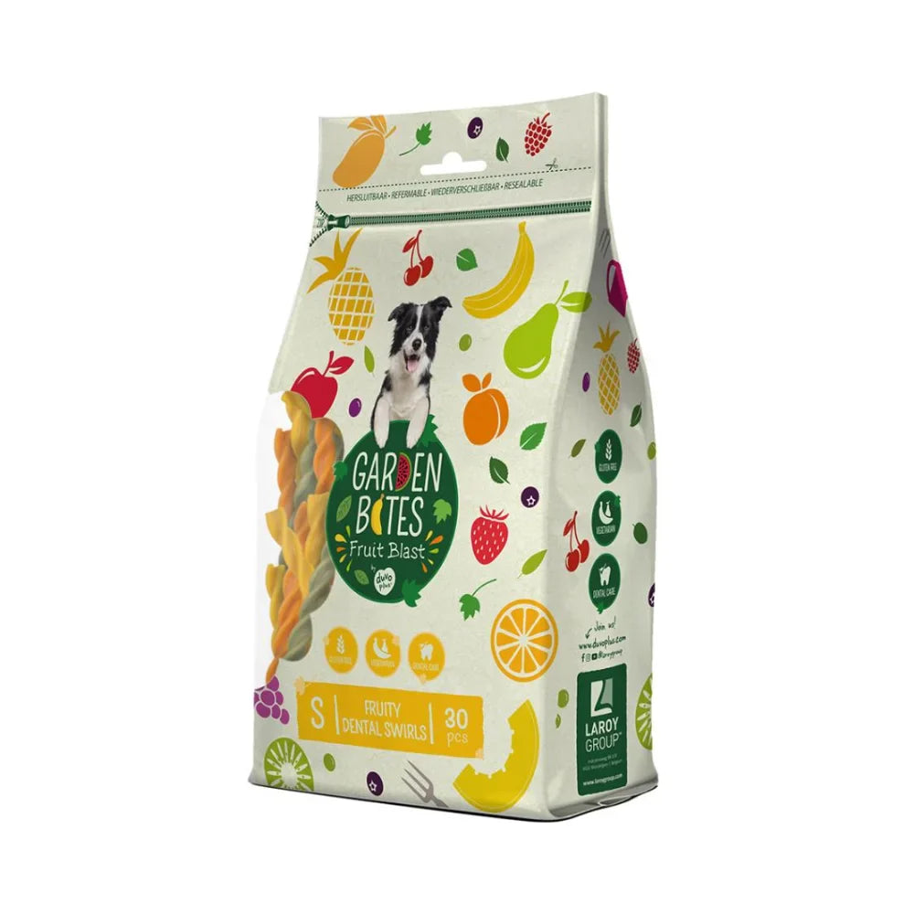 جاردن بايتس فروتي سويرلز مكافات للكلاب لدعم صحة الأسنان حجم صغير | صيدلية.كوم.