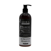 Mira Moisturizing Hair Shampoo with Charcoal and Pure Moroccan Argan Oil 500 ml