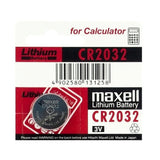 Maxell CR2032 Lithium 3V Battery