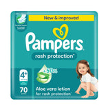 Pampers Rash Protection Taped Diapers Size 4+ Giant Pack 70 Count