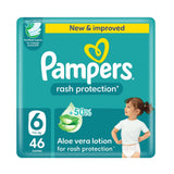 Pampers Rash Protection Taped Diapers Size 6 Pack 46 Count