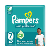 Pampers Rash Protection Taped Diapers Size 7 Pack 42 Count