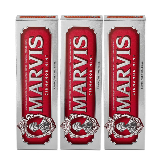 عرض مارفيس معجون أسنان بالنعناع و القرفة 85 مل× 3 | صيدلية.كوم.