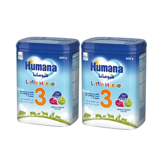 حليب هيومانا رقم 3 عبوه مزدوجة 800 جم *2 | صيدلية.كوم.