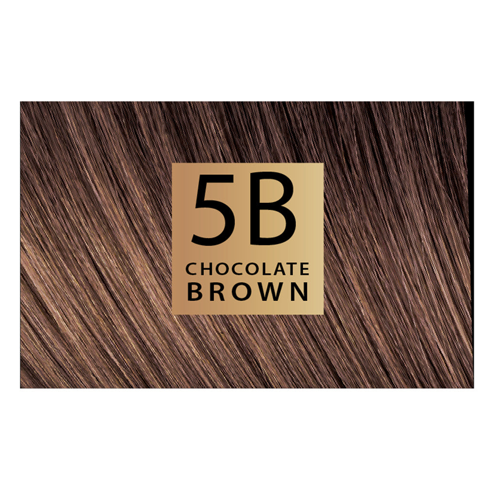 Kit hair dye without ammonia chocolate brown 5B color-soin 135 ml