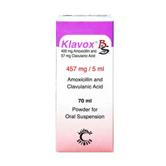 Klavox 457 mg Suspension 70 ml
