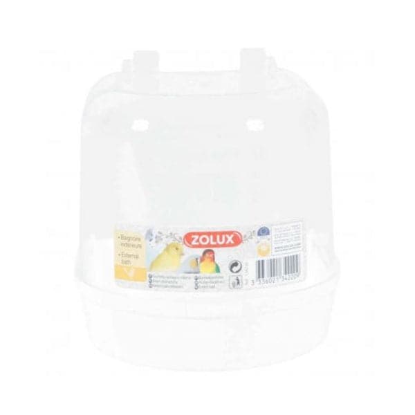 زولكس حوض استحمام للطيور الصغيرة - أرضية بيضاء | صيدلية.كوم.