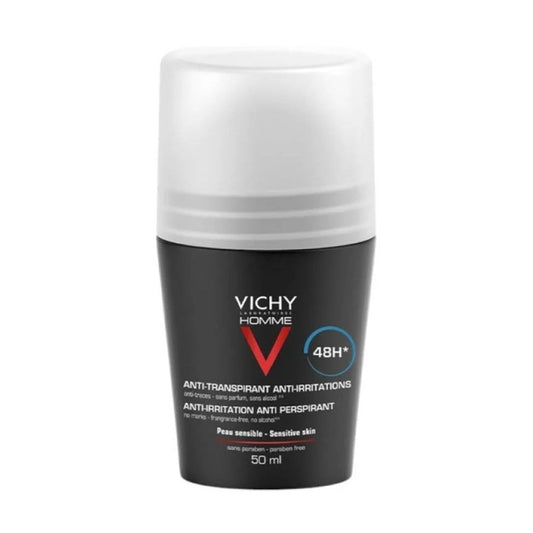 Vichy Roll On 48Hr Antiperspirant Deodorant for Men 50 ml