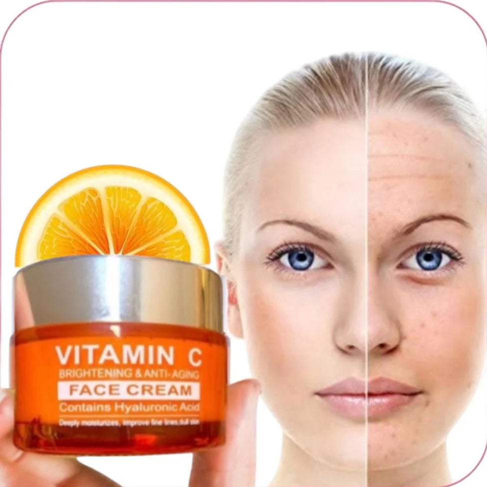 إيفر استار كريم فيتامين C وحمض الهيالورونيك