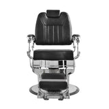 كرسي حلاقة رجالي لون اسود مع حديد فضي | صيدلية.كوم.