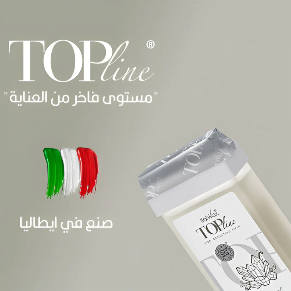 ItalWax Wax Roll Top Line Italian For Sensitive Skin With Crystal 100ml