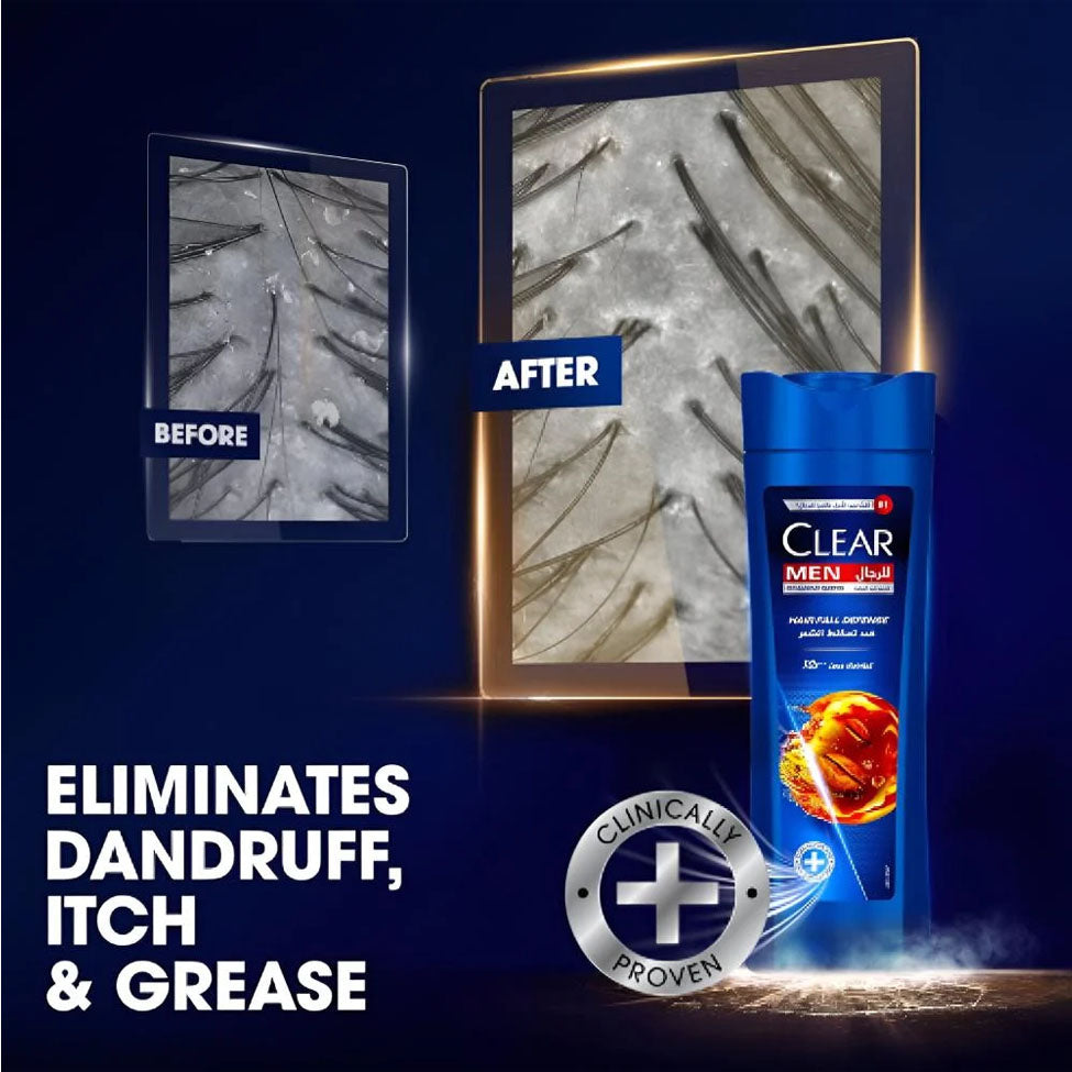 كلير شامبو شعر ضد القشره للرجال ضد تساقط الشعر 350 مل | صيدلية.كوم.