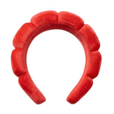 Soft Padded Hairband Red
