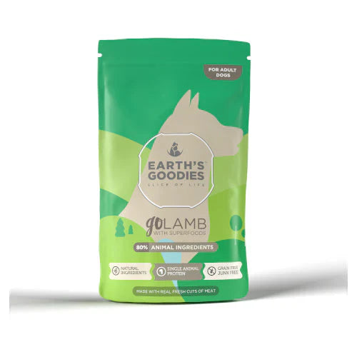 ايرث قوديز طعام رطب للكلاب البالغة بنكهة لحم الضان في المرق 150غ |  صيدلية.كوم.