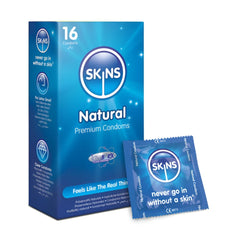 Skins Natural Condoms 16 Pieces