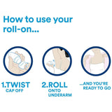 عرض دوف رول مزيل للعرق لايترك أثر 50 مل×3