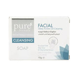 صابون منظف للوجه لحب الشباب من بيور بيوتي 70 جم | صيدلية.كوم.