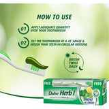 دابر معجون أسنان الليمون والنعناع 150 مل