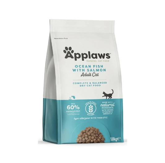 سمك المحيط مع السالمون طعام جاف للقطط المعقمة أبلاوز |  صيدلية.كوم.
