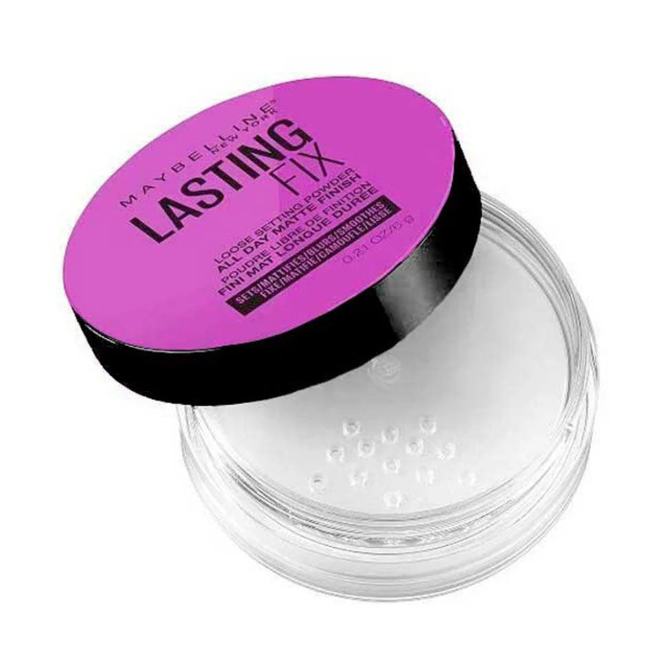 مييبلين بودرة وجه لاستينج فيكس 01 شفاف | صيدلية.كوم.