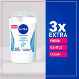 مزيل العرق ستيك للنساء فريش ناتشورال 48 ساعة 50 مل من نيفيا