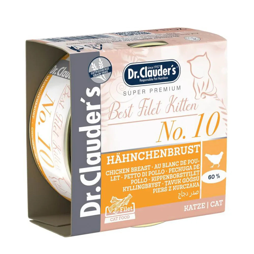 د. كلاودرز طعام رطب للقطط الصغيرة بنكهة الدجاج 70 جم |  صيدلية.كوم.