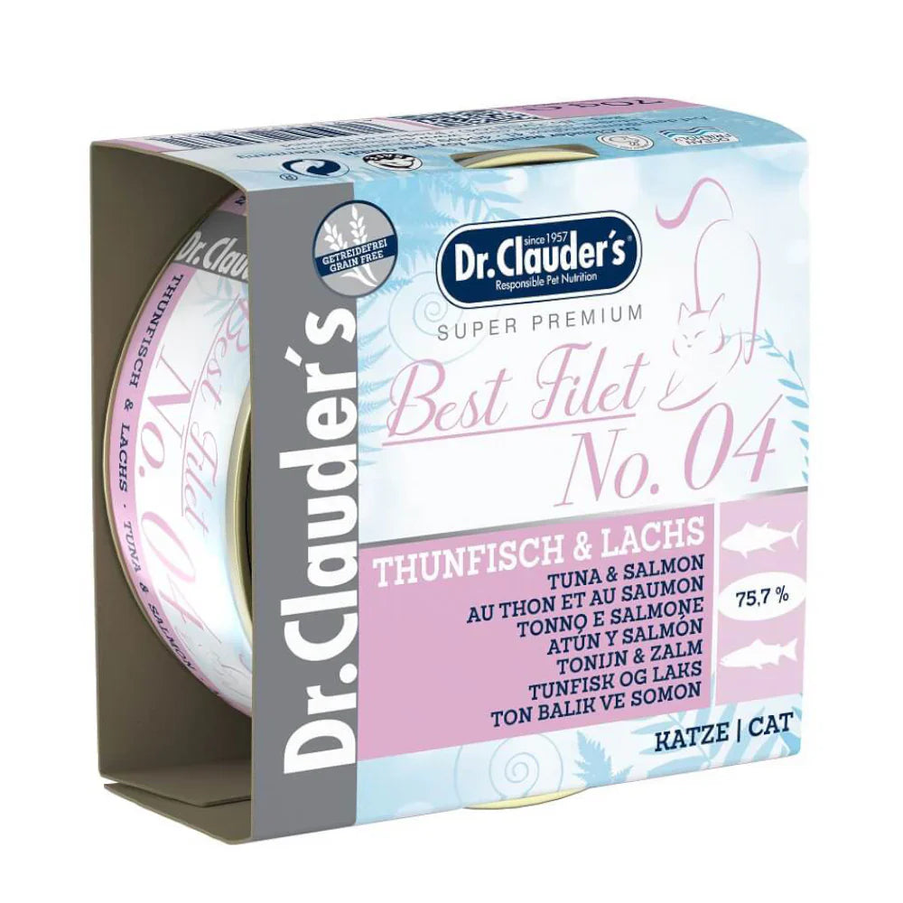 د. كلاودرز طعام رطب للقطط البالغة بنكهة التونة والسالمون 70 جم |  صيدلية.كوم.