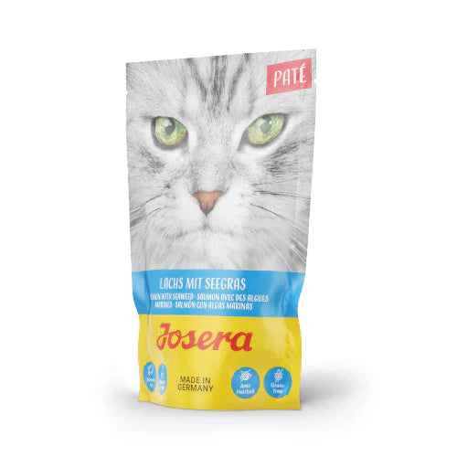 جوسيرا طعام رطب مهروس للقطط البالغة بنكهة السالمون والطحالب البحرية 85 جم |  صيدلية.كوم.